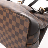 LOUIS VUITTON ルイヴィトン ダミエ ハムステッド MM トート ブラウン N51204 レディース ダミエキャンバス ハンドバッグ Aランク 中古 銀蔵