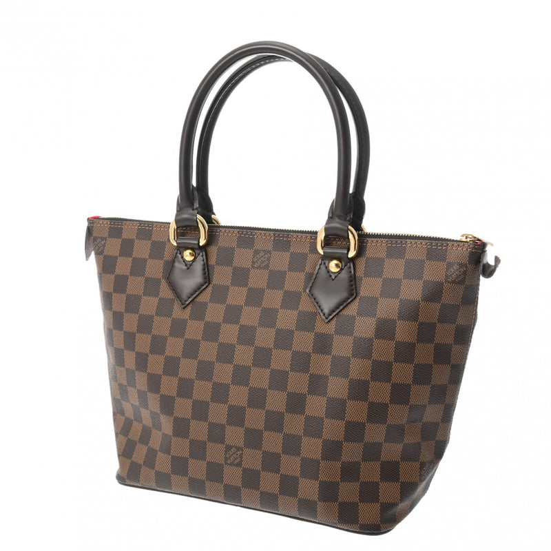 LOUIS VUITTON ルイヴィトン ダミエ サレヤ PM ブラウン N51183 レディース ダミエキャンバス ハンドバッグ Aランク 中古 銀蔵