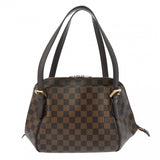 LOUIS VUITTON ルイヴィトン ダミエ べレム MM ブラウン N51174 レディース ダミエキャンバス ハンドバッグ Bランク 中古 銀蔵