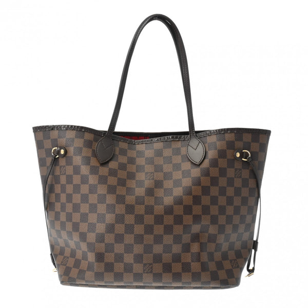 LOUIS VUITTON ルイヴィトン ダミエ ネヴァーフル MM 旧型 ブラウン N51105 レディース ダミエキャンバス トートバッグ Bランク 中古 銀蔵