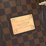 LOUIS VUITTON ルイヴィトン ダミエ ハムステッド MM トート ブラウン N51204 レディース ダミエキャンバス ハンドバッグ ABランク 中古 銀蔵