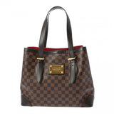 LOUIS VUITTON ルイヴィトン ダミエ ハムステッド MM トート ブラウン N51204 レディース ダミエキャンバス ハンドバッグ ABランク 中古 銀蔵