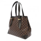 LOUIS VUITTON ルイヴィトン ダミエ ハムステッド MM トート ブラウン N51204 レディース ダミエキャンバス ハンドバッグ ABランク 中古 銀蔵