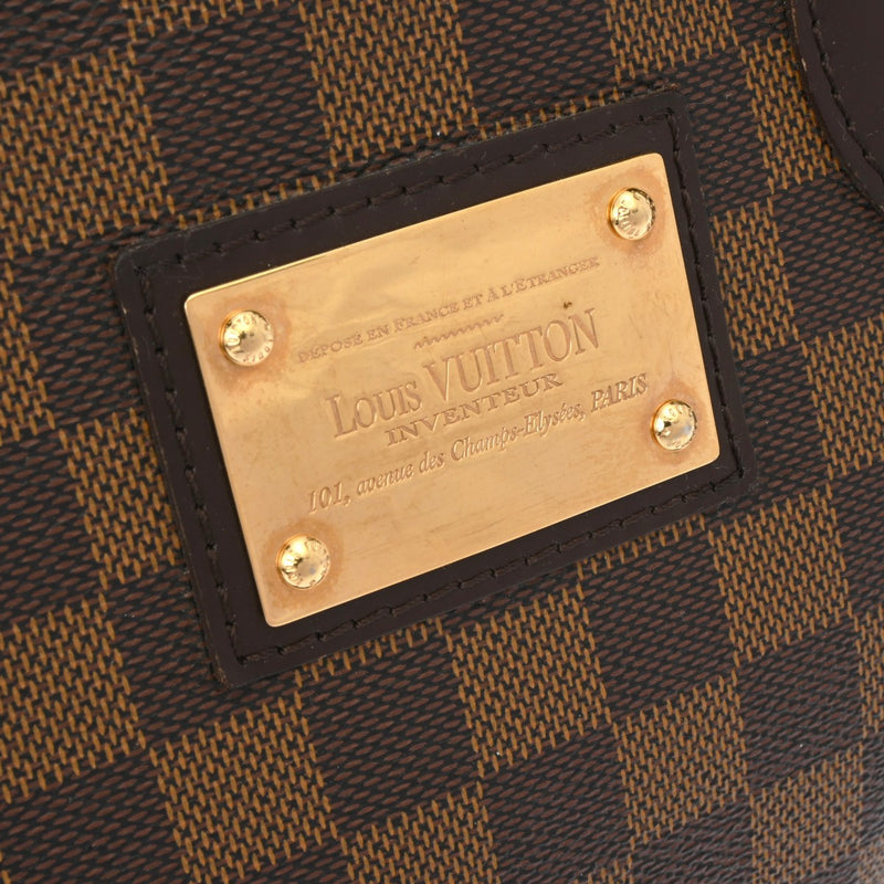 LOUIS VUITTON ルイヴィトン ダミエ ハムステッド PM ブラウン N51205 レディース ダミエキャンバス ハンドバッグ ABランク 中古 銀蔵