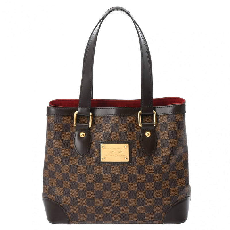 LOUIS VUITTON ルイヴィトン ダミエ ハムステッド PM ブラウン N51205 レディース ダミエキャンバス ハンドバッグ ABランク 中古 銀蔵