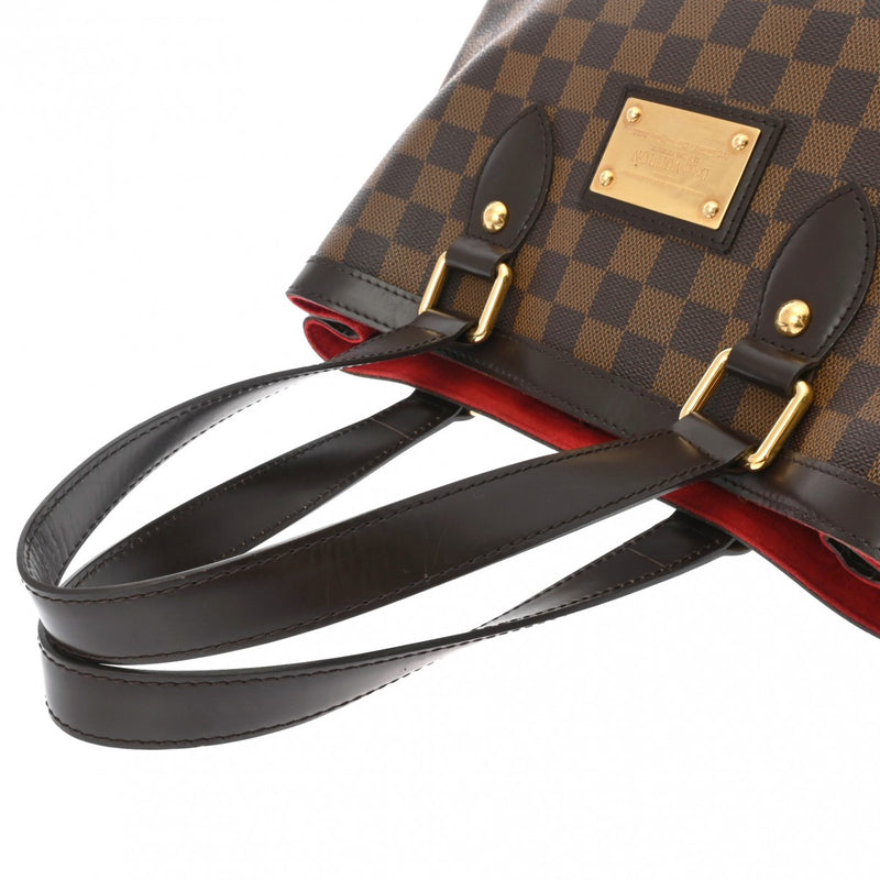 LOUIS VUITTON ルイヴィトン ダミエ ハムステッド PM ブラウン N51205 レディース ダミエキャンバス ハンドバッグ ABランク 中古 銀蔵