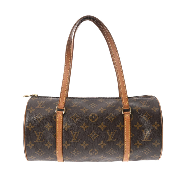 LOUIS VUITTON ルイヴィトン モノグラム パピヨン GM ブラウン M51385 レディース モノグラムキャンバス ハンドバッグ Bランク 中古 銀蔵