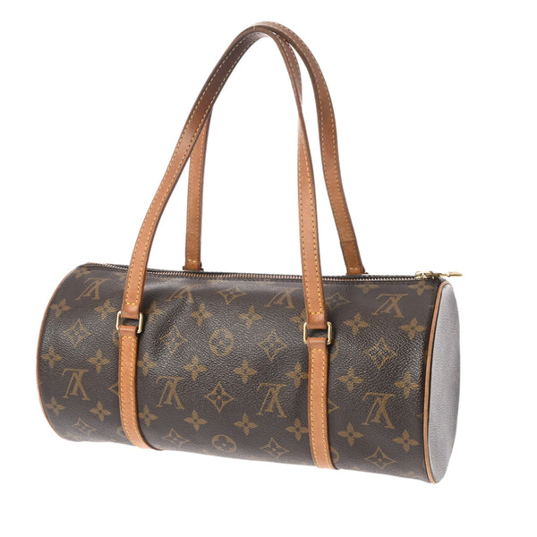 LOUIS VUITTON ルイヴィトン モノグラム パピヨン GM ブラウン M51385 レディース モノグラムキャンバス ハンドバッグ Bランク 中古 銀蔵