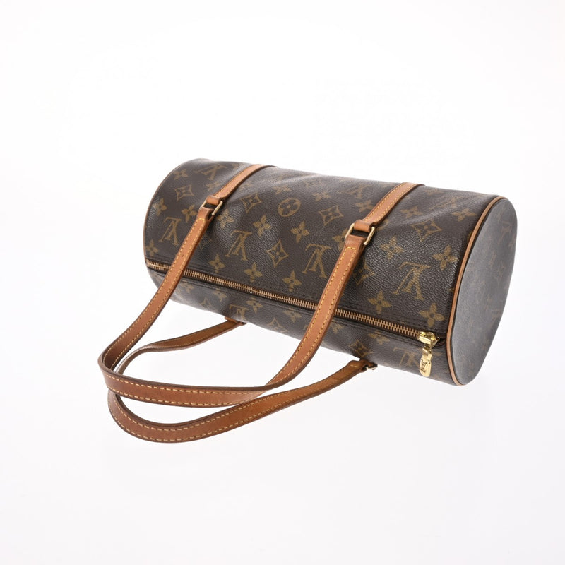 LOUIS VUITTON ルイヴィトン モノグラム パピヨン GM ブラウン M51385 レディース モノグラムキャンバス ハンドバッグ Bランク 中古 銀蔵