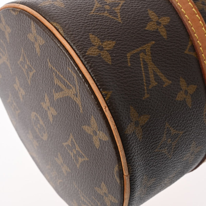 LOUIS VUITTON ルイヴィトン モノグラム パピヨン GM ブラウン M51385 レディース モノグラムキャンバス ハンドバッグ Bランク 中古 銀蔵