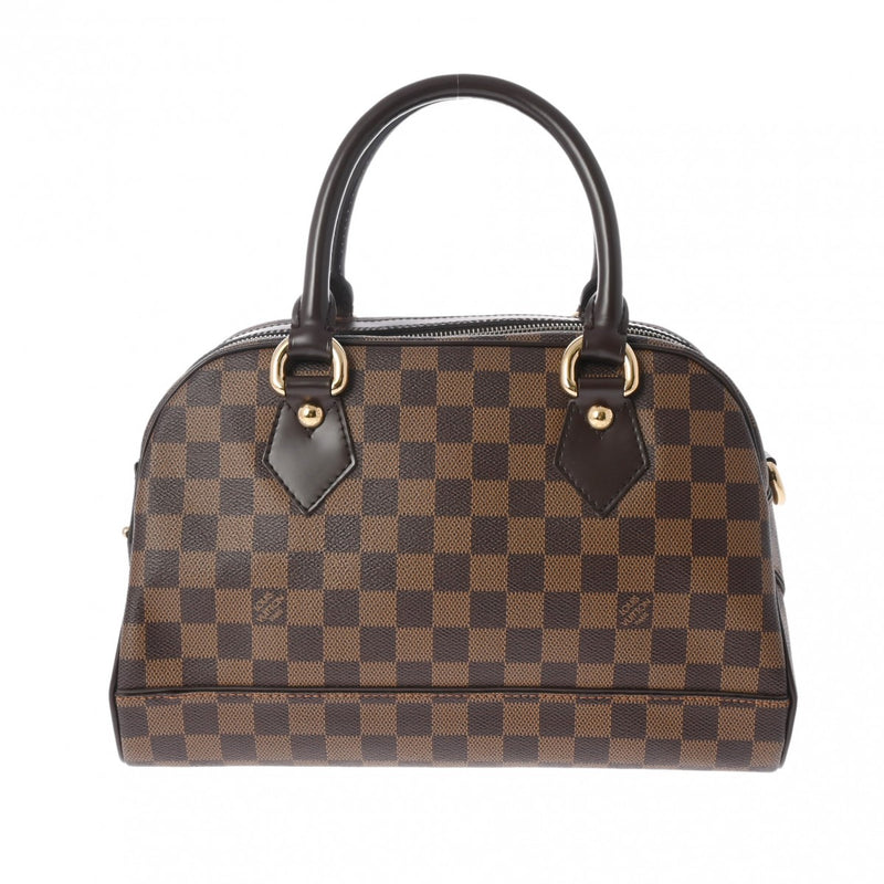 LOUIS VUITTON ルイヴィトン ダミエ ドゥオモ ブラウン N60008 レディース ダミエキャンバス ハンドバッグ Aランク 中古 銀蔵