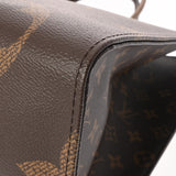 LOUIS VUITTON ルイヴィトン モノグラムジャイアント オンザゴー GM 2WAYトート ブラウン M45320 ユニセックス モノグラムキャンバス ハンドバッグ Aランク 中古 銀蔵