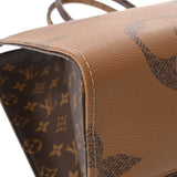 LOUIS VUITTON ルイヴィトン モノグラムジャイアント オンザゴー GM 2WAYトート ブラウン M45320 ユニセックス モノグラムキャンバス ハンドバッグ Aランク 中古 銀蔵