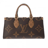 LOUIS VUITTON ルイヴィトン モノグラムリバース オンザゴー EW 2WAYショルダー ブラウン M46653 レディース モノグラムキャンバス ハンドバッグ Aランク 中古 銀蔵