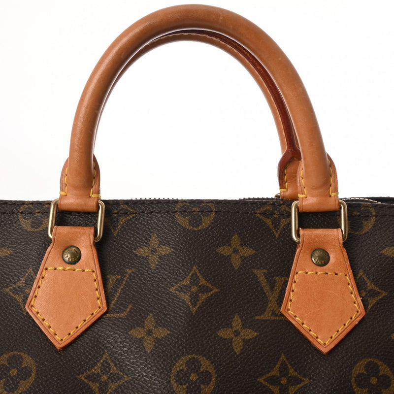 LOUIS VUITTON ルイヴィトン モノグラム スピーディ 30 ブラウン M41526 レディース モノグラムキャンバス ハンドバッグ Bランク 中古 銀蔵