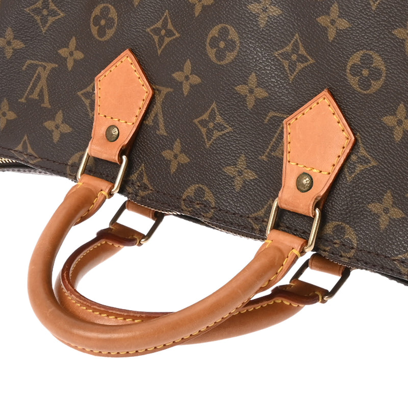 LOUIS VUITTON ルイヴィトン モノグラム スピーディ 30 ブラウン M41526 レディース モノグラムキャンバス ハンドバッグ Bランク 中古 銀蔵