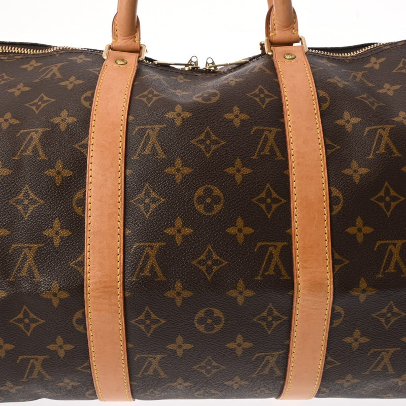 LOUIS VUITTON ルイヴィトン モノグラム キーポル バンドリエール 50 ブラウン M41416 ユニセックス モノグラムキャンバス ボストンバッグ Bランク 中古 銀蔵