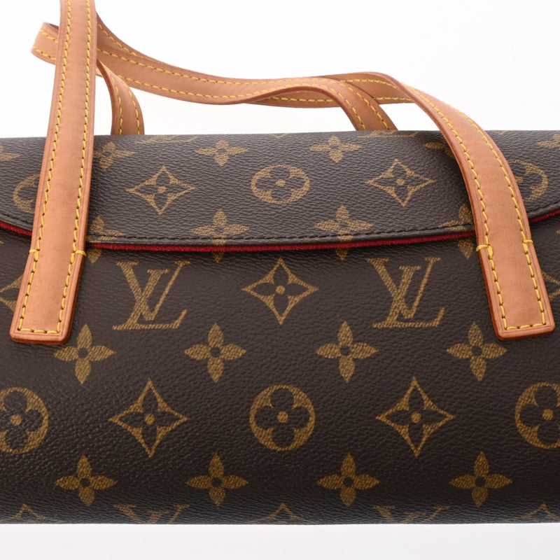 LOUIS VUITTON ルイヴィトン モノグラム ソナチネ  ブラウン M51902 レディース モノグラムキャンバス ハンドバッグ Bランク 中古 銀蔵