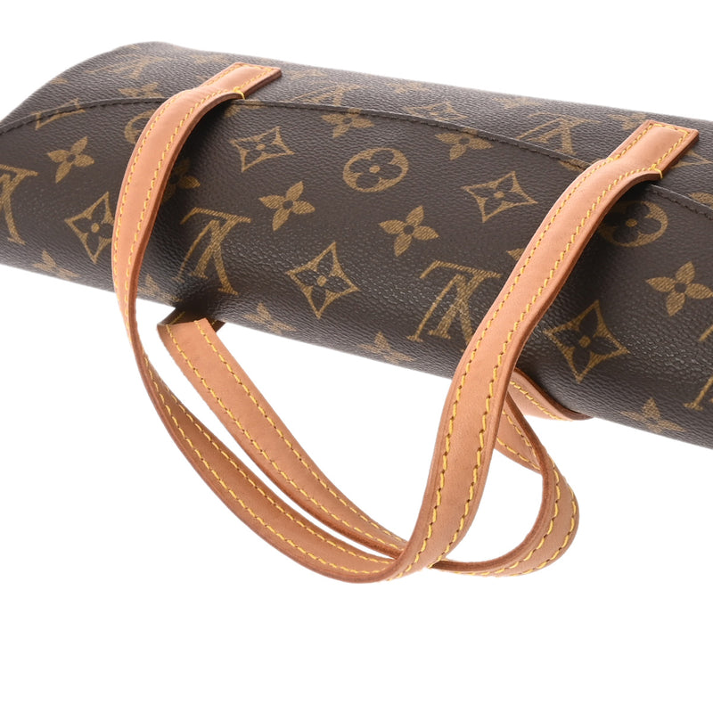 LOUIS VUITTON ルイヴィトン モノグラム ソナチネ  ブラウン M51902 レディース モノグラムキャンバス ハンドバッグ Bランク 中古 銀蔵