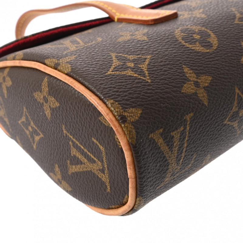 LOUIS VUITTON ルイヴィトン モノグラム ソナチネ  ブラウン M51902 レディース モノグラムキャンバス ハンドバッグ Bランク 中古 銀蔵