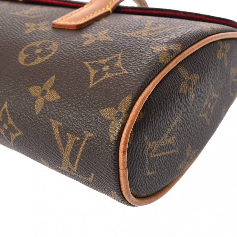 LOUIS VUITTON ルイヴィトン モノグラム ソナチネ  ブラウン M51902 レディース モノグラムキャンバス ハンドバッグ Bランク 中古 銀蔵