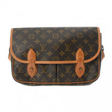 LOUIS VUITTON ルイヴィトン モノグラム ジベシエール MM ブラウン M42247 レディース モノグラムキャンバス ショルダーバッグ Bランク 中古 銀蔵