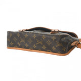 LOUIS VUITTON ルイヴィトン モノグラム ジベシエール MM ブラウン M42247 レディース モノグラムキャンバス ショルダーバッグ Bランク 中古 銀蔵