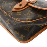 LOUIS VUITTON ルイヴィトン モノグラム ジベシエール MM ブラウン M42247 レディース モノグラムキャンバス ショルダーバッグ Bランク 中古 銀蔵