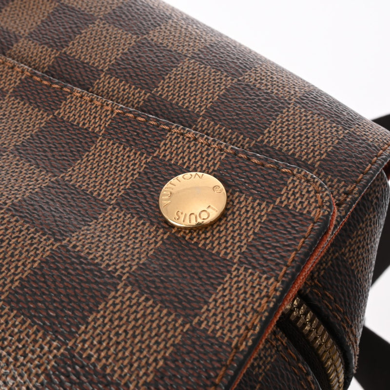 LOUIS VUITTON ルイヴィトン ダミエ ドゥオモ ブラウン N60008 ユニセックス ダミエキャンバス ハンドバッグ Bランク 中古 銀蔵