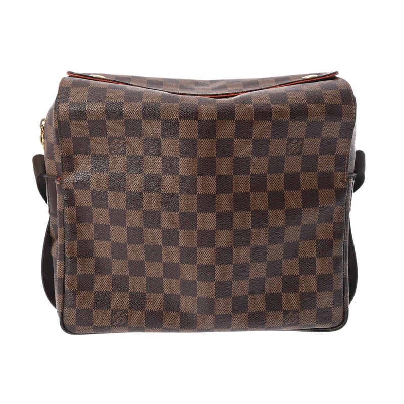 LOUIS VUITTON ルイヴィトン ダミエ ドゥオモ ブラウン N60008 ユニセックス ダミエキャンバス ハンドバッグ Bランク 中古 銀蔵