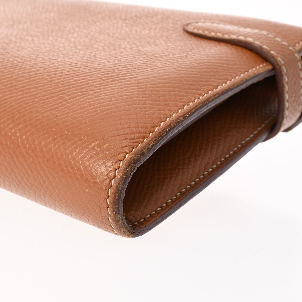 【新品同様】エルメス ヴォーエプソン ゴールド ケリーウォレット 二つ折り長財布 Kelly ほぼ新品 エルメス HERMES ケリーウォレット ロング 二つ折り長