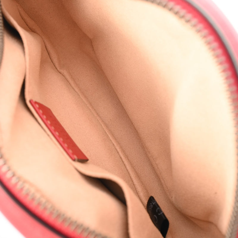 GUCCI グッチ GGマーモント ベルトバッグ レッド 476434 レディース レザー ボディバッグ Aランク 中古 銀蔵