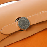 HERMES エルメス エールバッグ ジップ PM 2WAY オレンジ/茶 □P刻印(2012年頃) レディース トワルオフィシェ/ヴァッシュハンター ハンドバッグ Bランク 中古 銀蔵