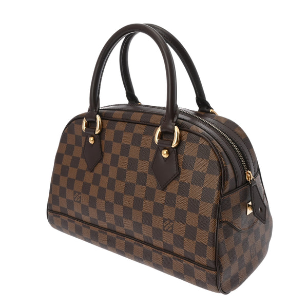 LOUIS VUITTON ルイヴィトン ダミエ ドゥオモ ブラウン N60008 レディース ダミエキャンバス ハンドバッグ Aランク 中古 銀蔵