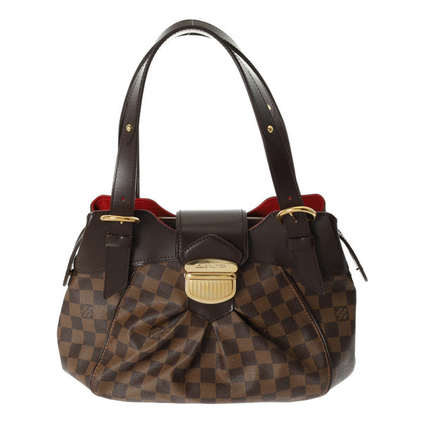 LOUIS VUITTON ルイヴィトン ダミエ システィナ PM ブラウン N41542 レディース ダミエキャンバス ハンドバッグ Aランク 中古 銀蔵