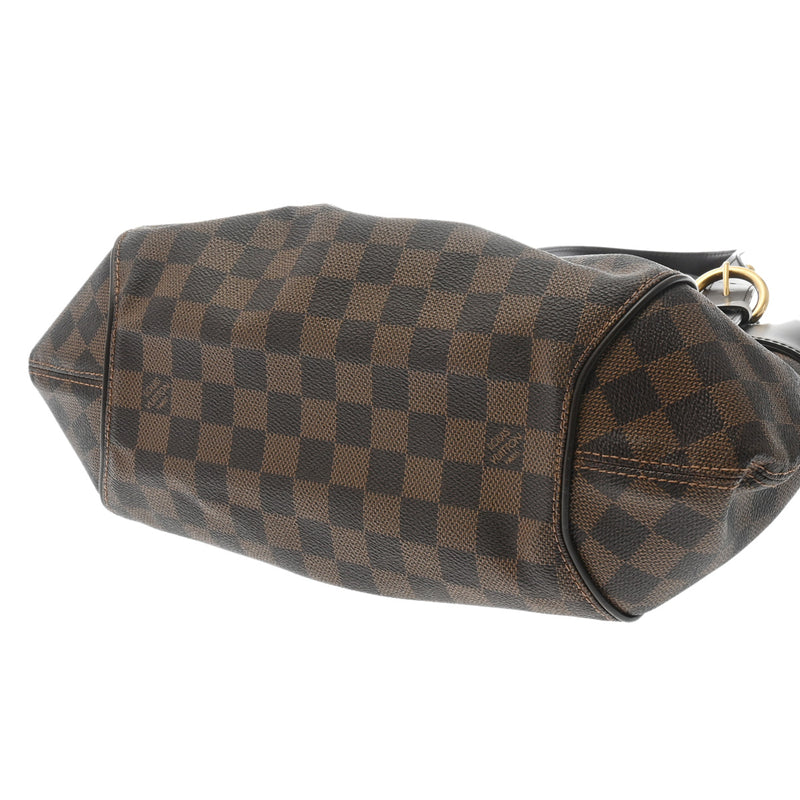 LOUIS VUITTON ルイヴィトン ダミエ システィナ PM ブラウン N41542 レディース ダミエキャンバス ハンドバッグ Aランク 中古 銀蔵