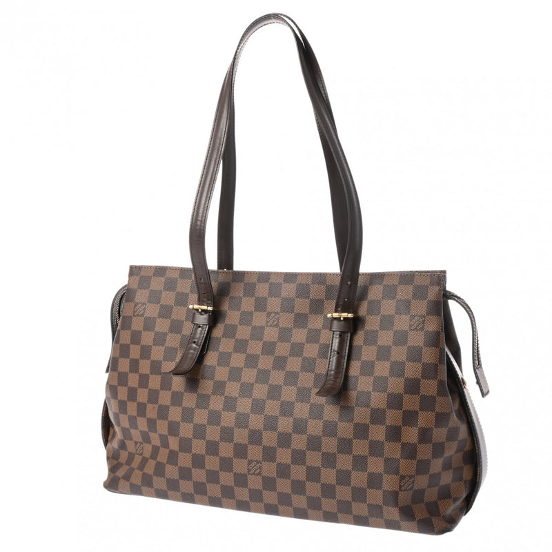 LOUIS VUITTON ルイヴィトン ダミエ チェルシー ブラウン N51119 レディース ダミエキャンバス トートバッグ Bランク 中古 銀蔵