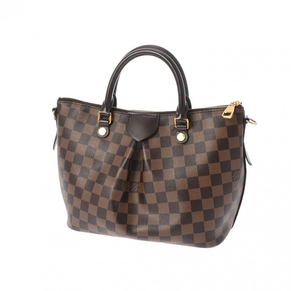 LOUIS VUITTON ルイヴィトン ダミエ シエナ PM 2WAY ブラウン N41545 レディース ダミエキャンバス ハンドバッグ ABランク 中古 銀蔵