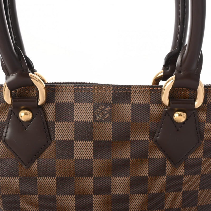 LOUIS VUITTON ルイヴィトン ダミエ サレヤ PM ブラウン N51183 レディース ダミエキャンバス ハンドバッグ ABランク 中古 銀蔵