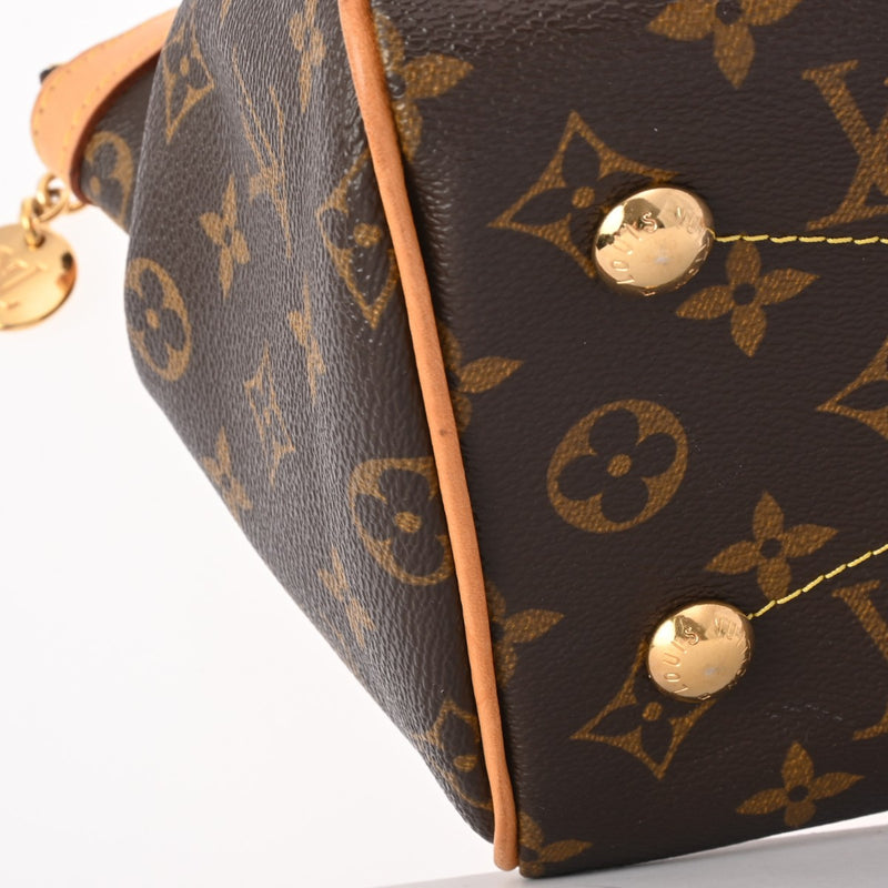 LOUIS VUITTON ルイヴィトン モノグラム ティヴォリ PM ブラウン M40143 レディース モノグラムキャンバス ハンドバッグ ABランク 中古 銀蔵