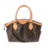 LOUIS VUITTON ルイヴィトン モノグラム ティヴォリ PM ブラウン M40143 レディース モノグラムキャンバス ハンドバッグ ABランク 中古 銀蔵