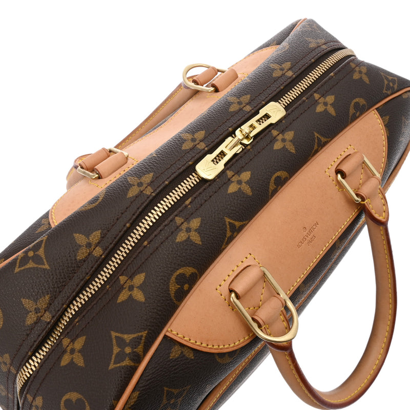 LOUIS VUITTON ルイヴィトン モノグラム ドーヴィル ブラウン M47270 レディース モノグラムキャンバス ハンドバッグ ABランク 中古 銀蔵