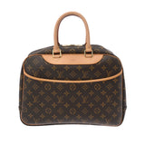 LOUIS VUITTON ルイヴィトン モノグラム ドーヴィル ブラウン M47270 レディース モノグラムキャンバス ハンドバッグ ABランク 中古 銀蔵