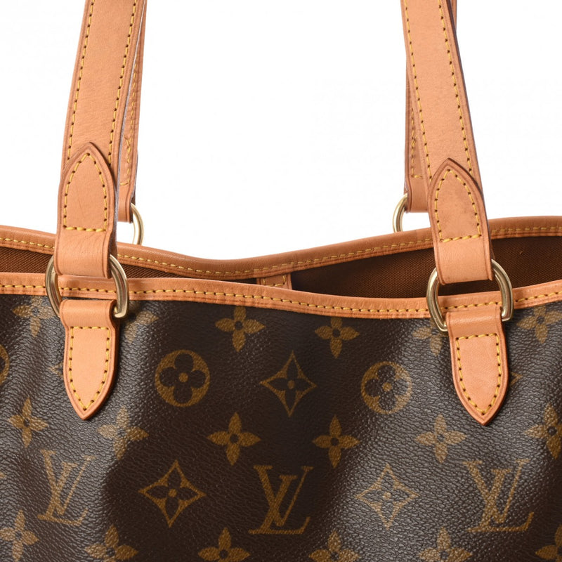 LOUIS VUITTON ルイヴィトン モノグラム バティニョール オリゾンタル ブラウン M51154 レディース モノグラムキャンバス トートバッグ Bランク 中古 銀蔵