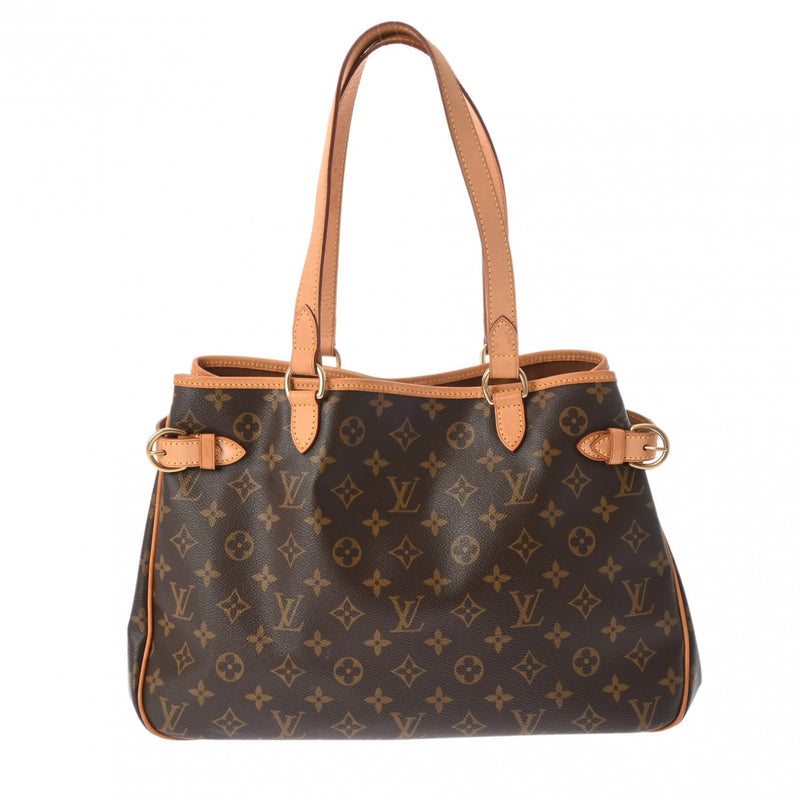 LOUIS VUITTON ルイヴィトン モノグラム バティニョール オリゾンタル ブラウン M51154 レディース モノグラムキャンバス トートバッグ Bランク 中古 銀蔵