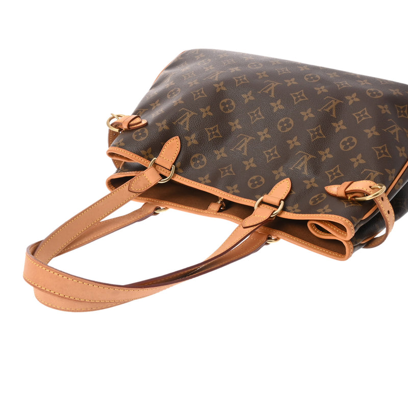 LOUIS VUITTON ルイヴィトン モノグラム バティニョール オリゾンタル ブラウン M51154 レディース モノグラムキャンバス トートバッグ Bランク 中古 銀蔵