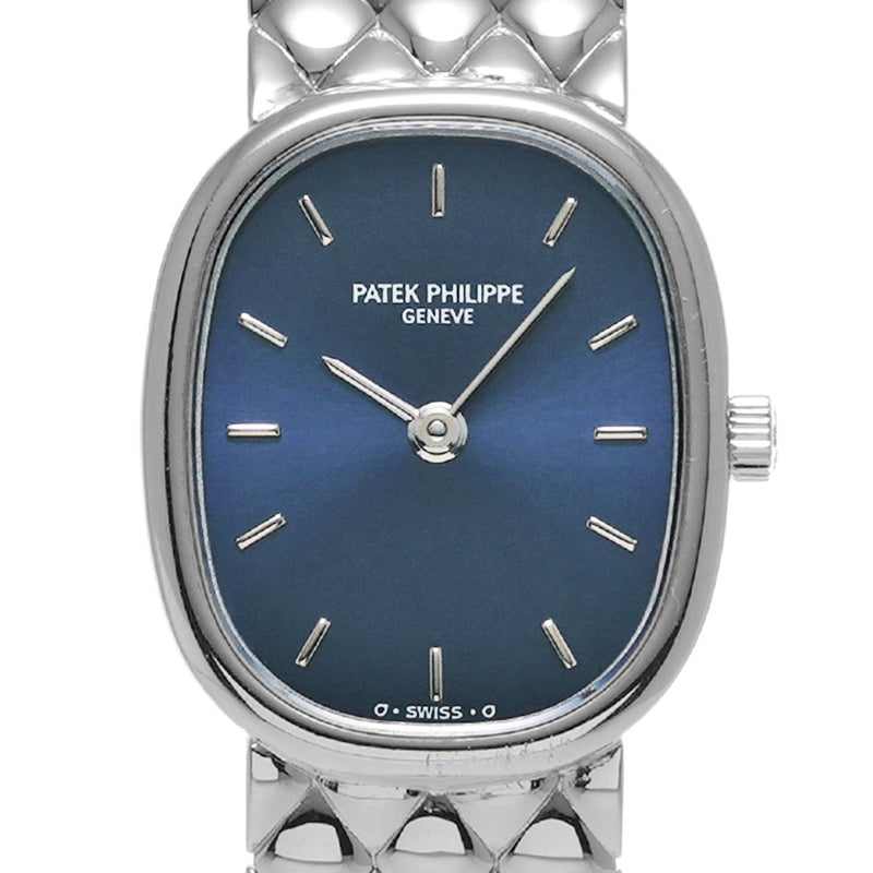 PATEK PHILIPPE パテックフィリップ ゴールデンエリプス 4764/11 レディース 腕時計 クォーツ Aランク 中古 銀蔵