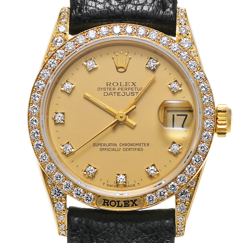 ROLEX ロレックス デイトジャスト ベゼル・ラグダイヤ 68158G ユニセックス 腕時計 自動巻き Aランク 中古 銀蔵