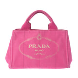 PRADA プラダ カナパ ミニトート 2WAY  ブルー 1BG439 レディース デニム ハンドバッグ Bランク 中古 銀蔵