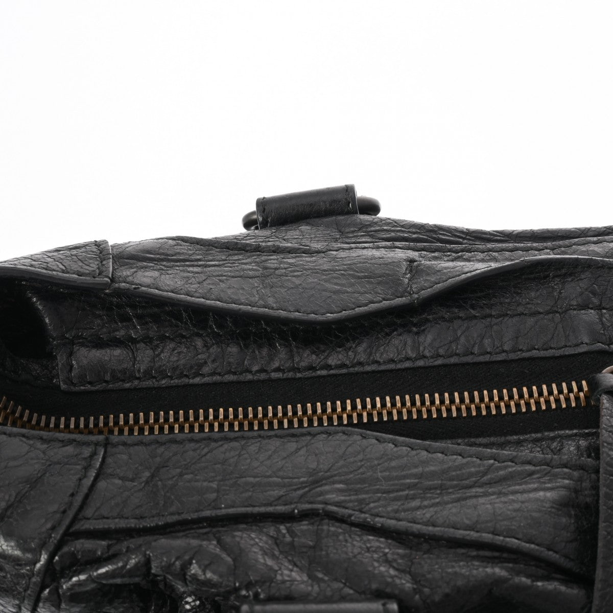 バレンシアガザ シティ 黒 レディース レザー 2WAYバッグ 115748